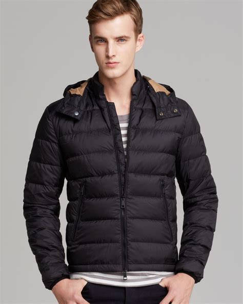 men burberry black jacket